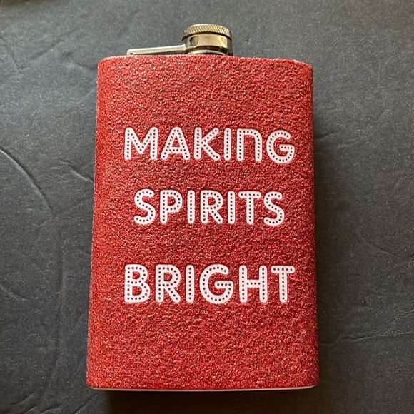 Other - Christmas - Red Stainless Steel - 8 oz Flask